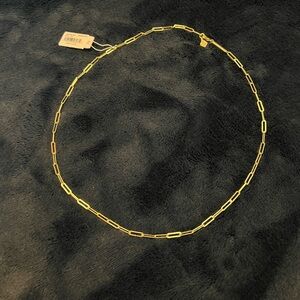 Kendra Scott Courtney Paperclip Necklace in Gold - NWT